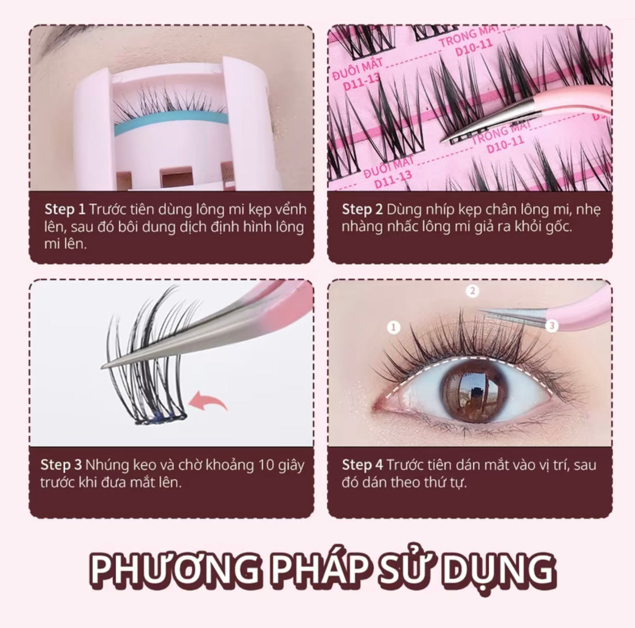 MlenDiary - Easy to Wear Natural False Eyelashes